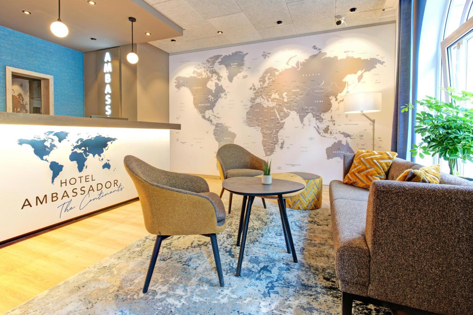 Ambassador Thecontinents Hotel คาร์ลสรูเฮอ ภายนอก รูปภาพ