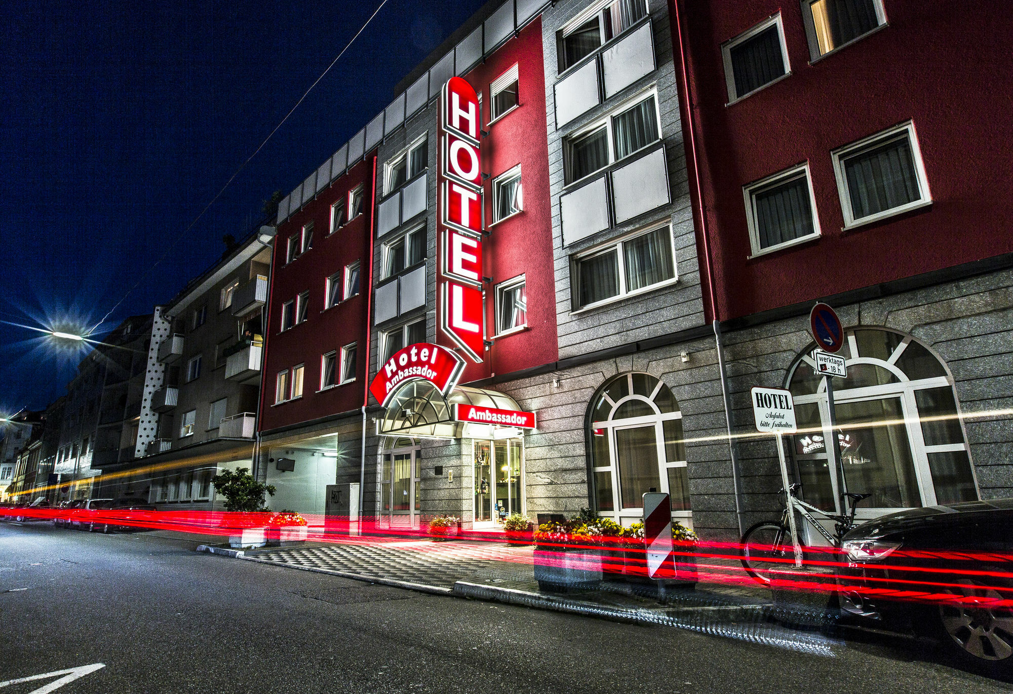 Ambassador Thecontinents Hotel คาร์ลสรูเฮอ ภายนอก รูปภาพ